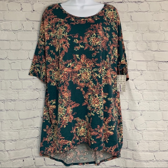 NWT Lularoe Irma Brand Floral Print - Picture 1 of 4